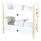 Dukke-køyeseng i tre Little Button for dukker opptil 46 cm forfra