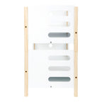 Nærbilde av treverket på Dukke-køyeseng i tre Little Button for dukker opptil 46 cm