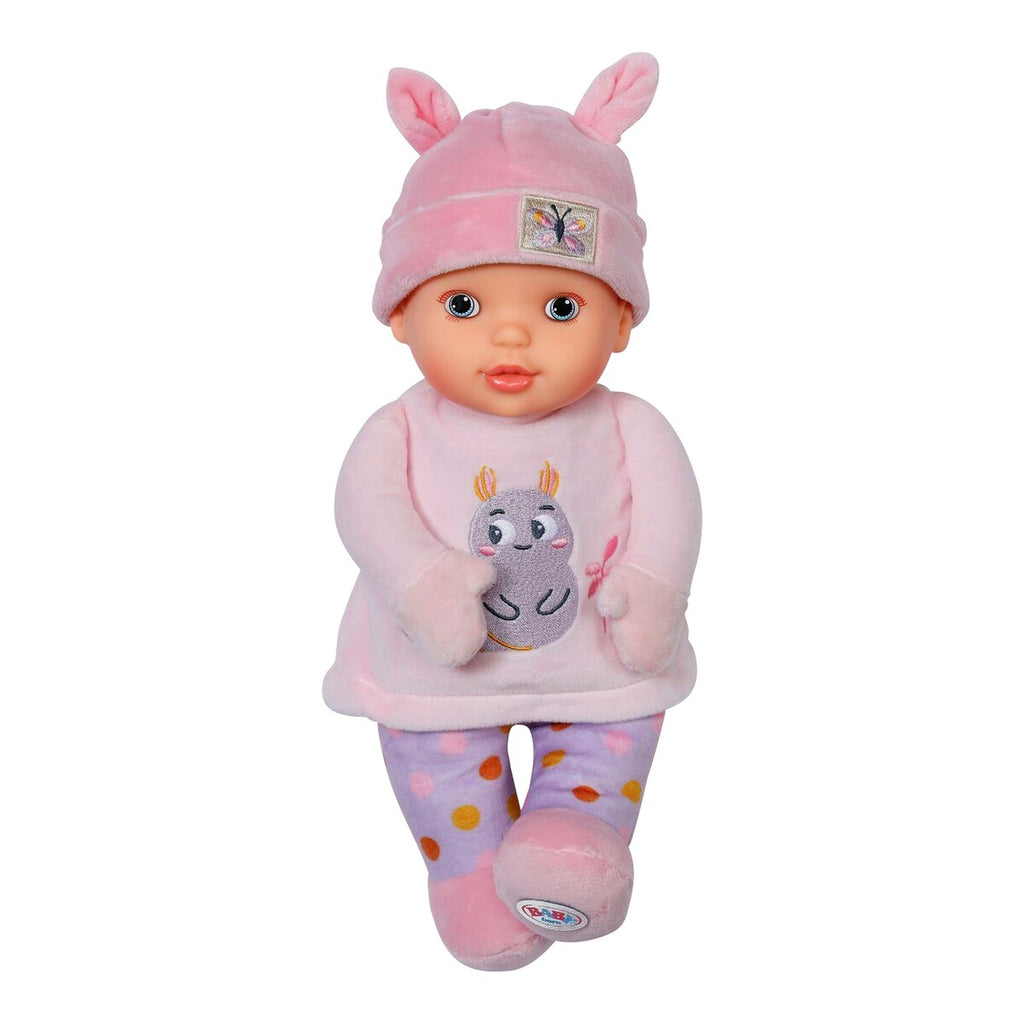 Dukke Sweetie for babies med rangle forfra