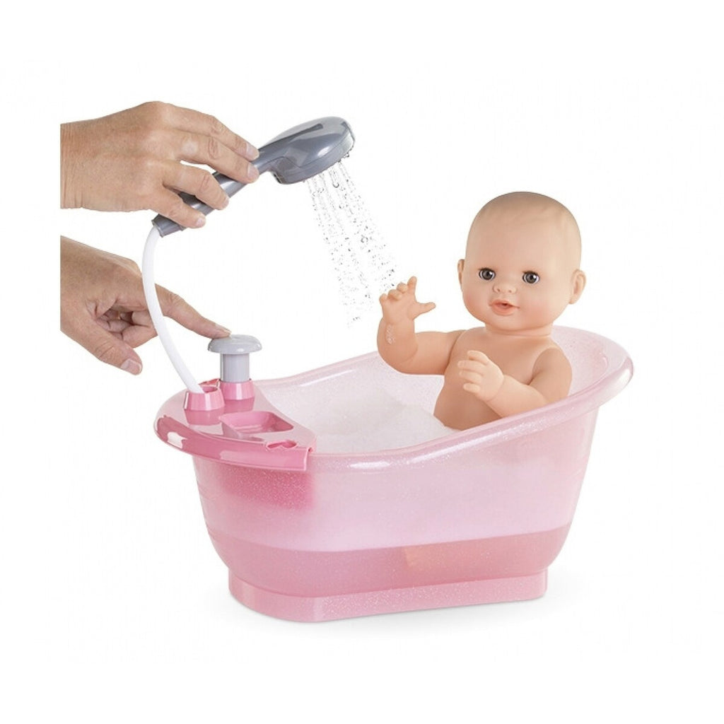 Dukkebadekar med pumpefunksjon for 30-36 cm dukker bakside