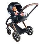 Montert Dukkebærestol Cybex for dukker 36-42 cm med solskjerm