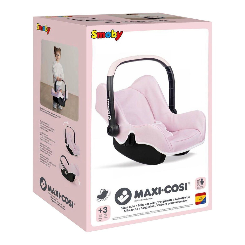 Dukkebilstol Maxi-Cosi for dukker opptil 42 cm i rosa farge