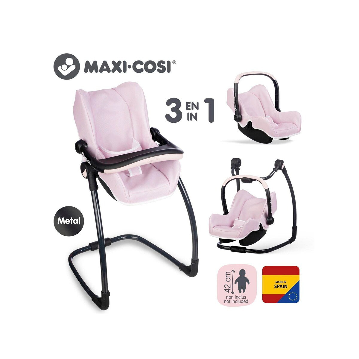Bakside av Dukkehøystol 3-i-1 Maxi-Cosi
