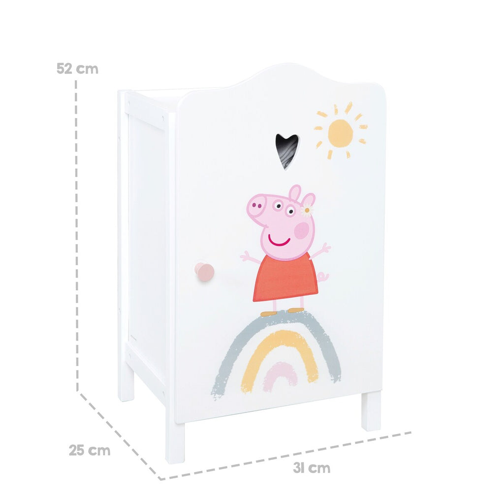 Montert dukkeklesskap Peppa Pig i barnerom