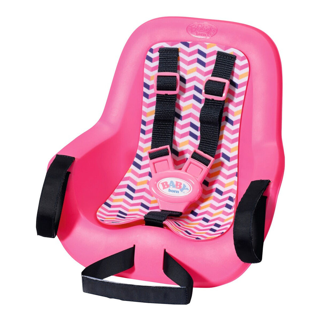 Dukkesykkelsete med borrelåsfeste for dukker 36-43 cm - BABY born bakside