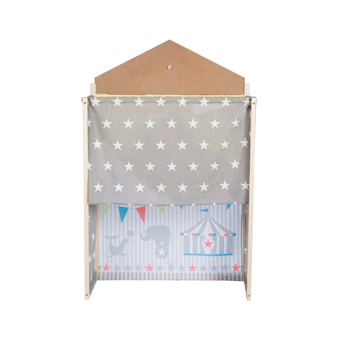 Dukketeater med 4 hånddukker for barn - roba sidepanel