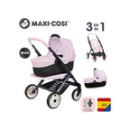 Dukkevogn 3-i-1 Maxi-Cosi-design for dukker opptil 42 cm bakside