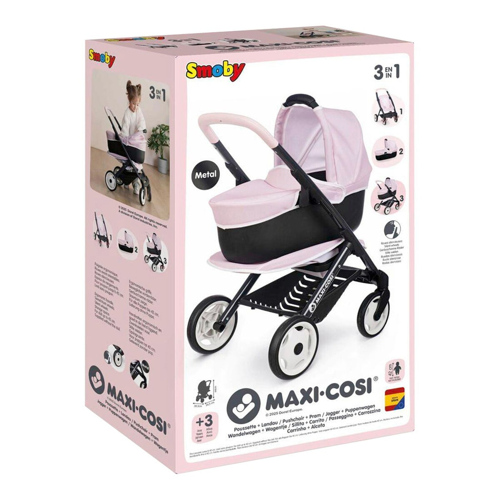 Dukkevogn 3-i-1 Maxi-Cosi-design for dukker opptil 42 cm - Smoby