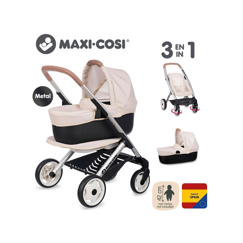 Dukkevogn 3-i-1 Maxi-Cosi-design for dukker opptil 42 cm - Smoby