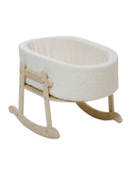 Montert Dukkevugge MINI COCOON i bouclé/tre FSC®