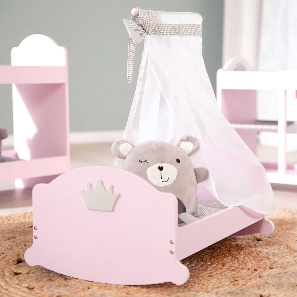 Detalj av himmel til Dukkevugge Prinzessin Sophie