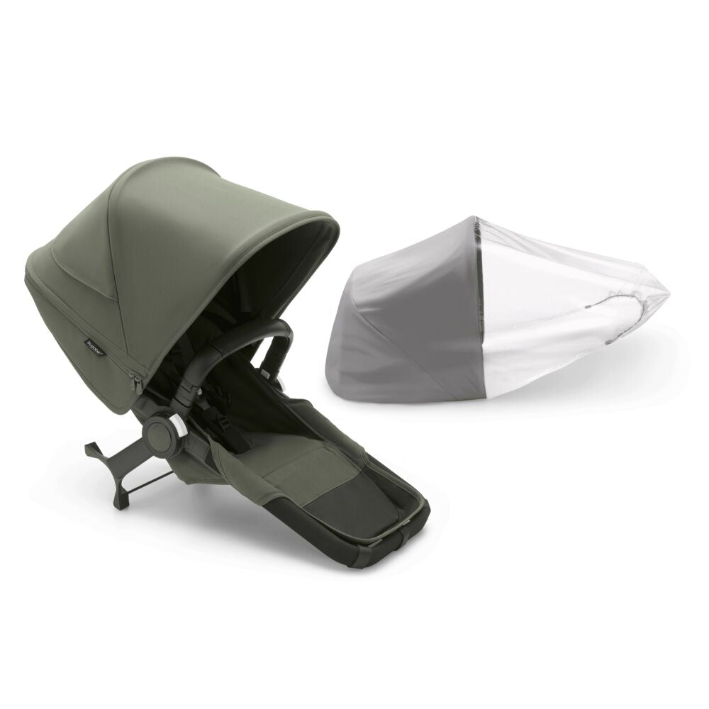 Duo-utvidelsessett komplett Donkey 5 Forest Green - Bugaboo montert side
