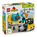 DUPLO anleggskjøretøy 3-i-1-sett 10475 forfra