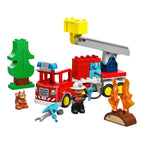 DUPLO® brannbil med slange og brannmann 10473 bakside