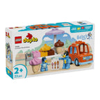 DUPLO tur til iskrembar med Bluey sett forfra