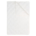 Dyne Bamboo 135 x 200 cm i bambusfiber hvit lagt utstrakt