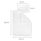 Bakside av Dynesett Basic dyne 100 x 135 cm og pute 40 x 60 cm