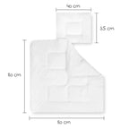Dynesett Basic dyne 80 x 80 cm og pute 35 x 40 cm - Julius Zöllner bakside