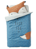 Dynetrekk for baby BABY FOX forside med fuchsschwanz mønster