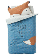Dynetrekk for baby BABY FOX forside med fuchsschwanz mønster
