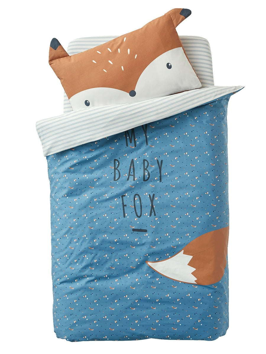 Dynetrekk for baby BABY FOX forside med fuchsschwanz mønster