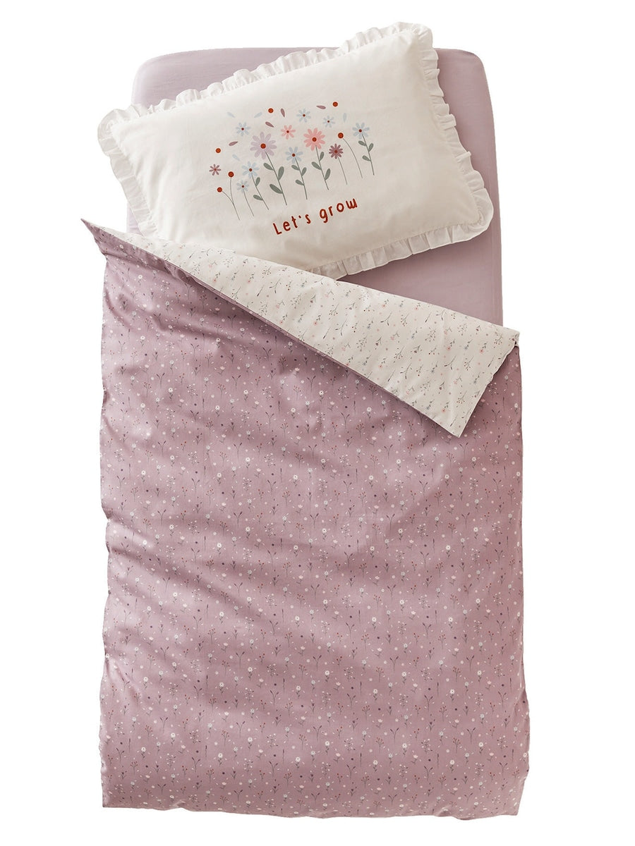 Dynetrekk for baby PROVENCE vendbart 100% bomull forfra