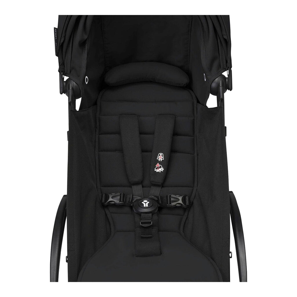 Pakke Tripp Trapp barnestol inkl. YOYO3 stell svart & tekstilsett 6+ svart - Stokke