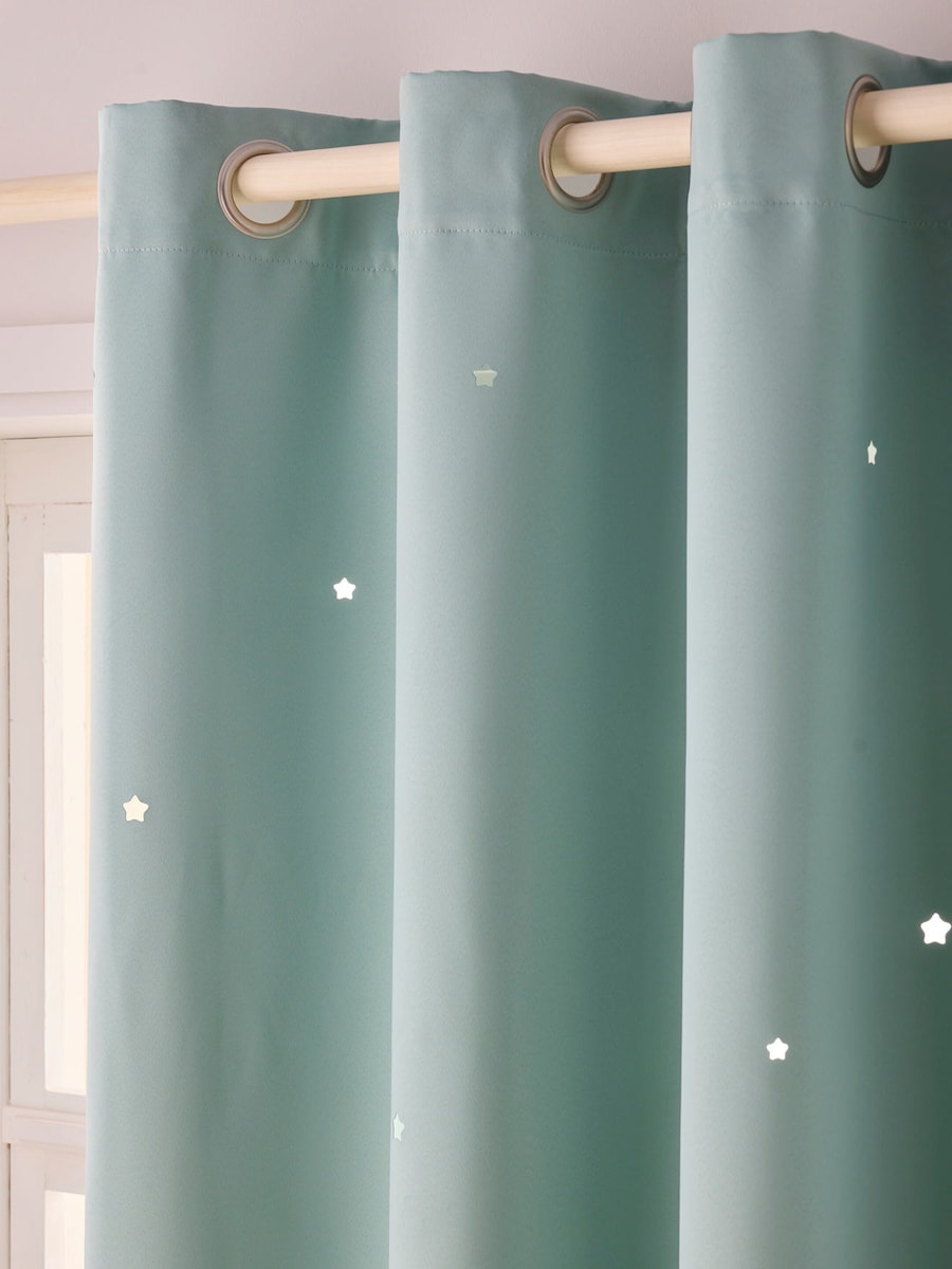 Mørkleggingsgardin med utstansede stjerner polyester - Vertbaudet