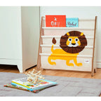 Bokhylle med 4 lommer resirkulert polyester 62x61 cm - 3 sprouts