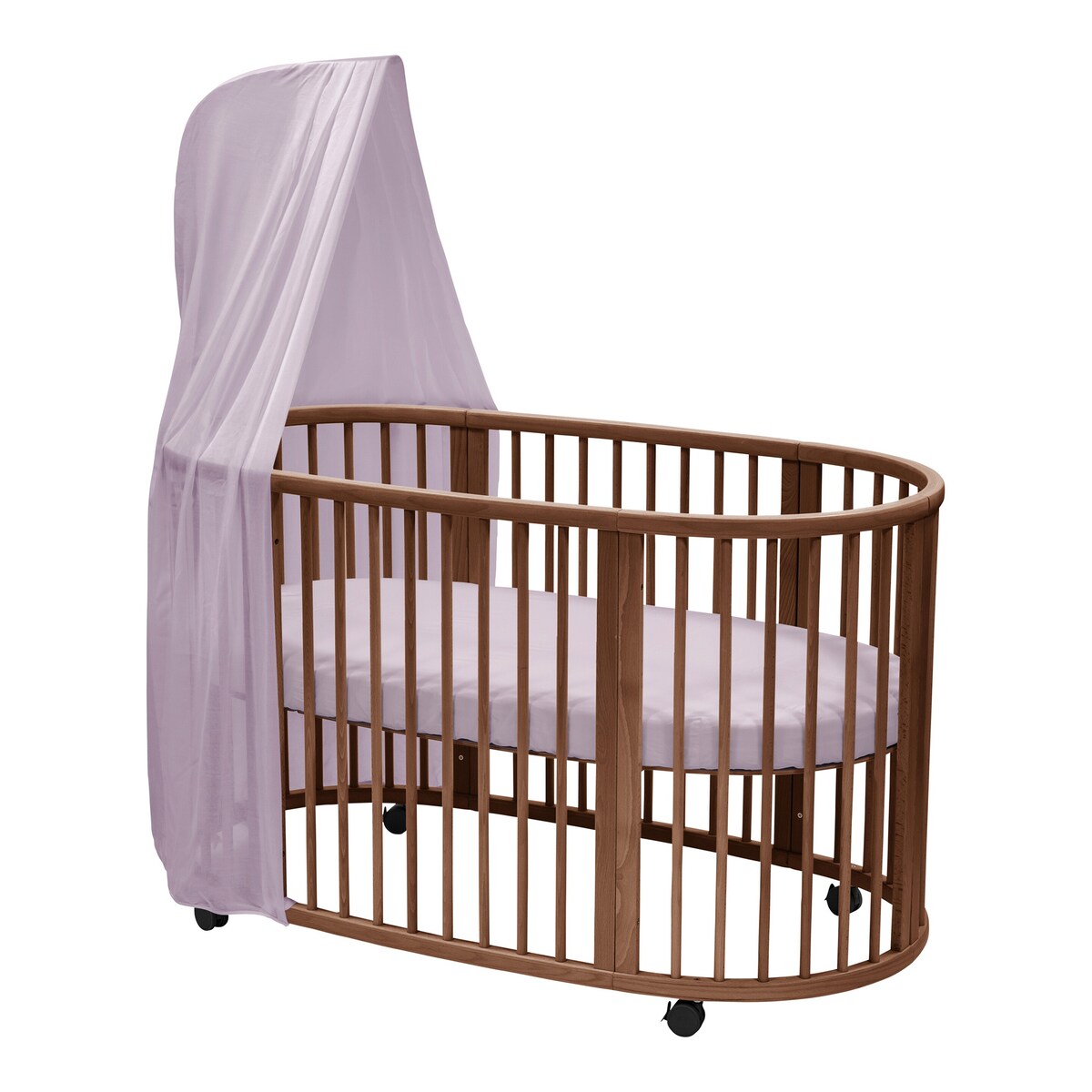 Babyseng Sleepi i bøk 141x74 cm opptil 5 år - Stokke