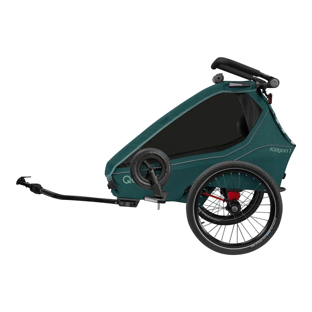 Sykkeltilhenger Kidgoo 1 jogger og buggy, 50 kg, fra 6 mnd - Qeridoo