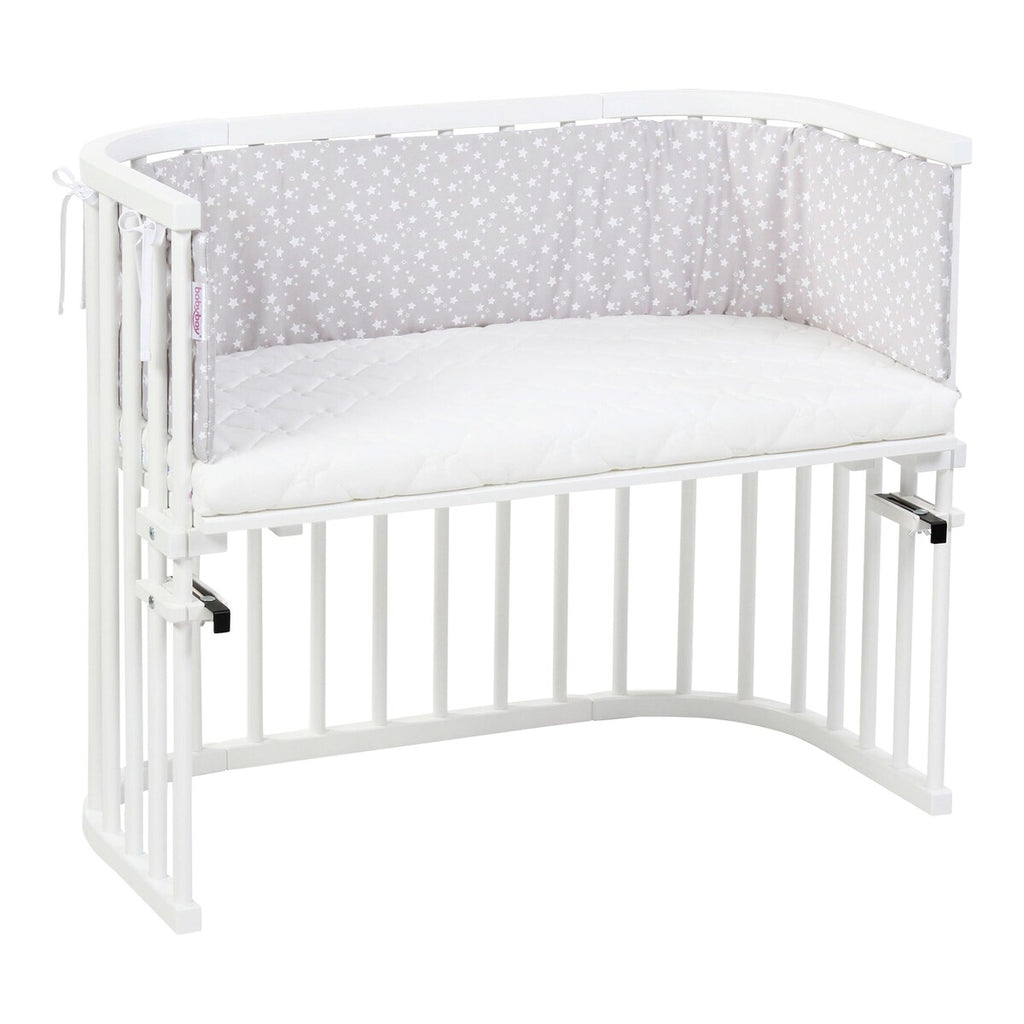 Sengebeskytter i piqué for bedside-seng Original 148x25 cm - babybay