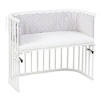 Sengebeskytter i piqué for bedside-seng Original 148x25 cm - babybay