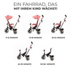 Trehjulssykkel ASTON fra 9 mnd til 5 år, maks 25 kg - Kinderkraft
