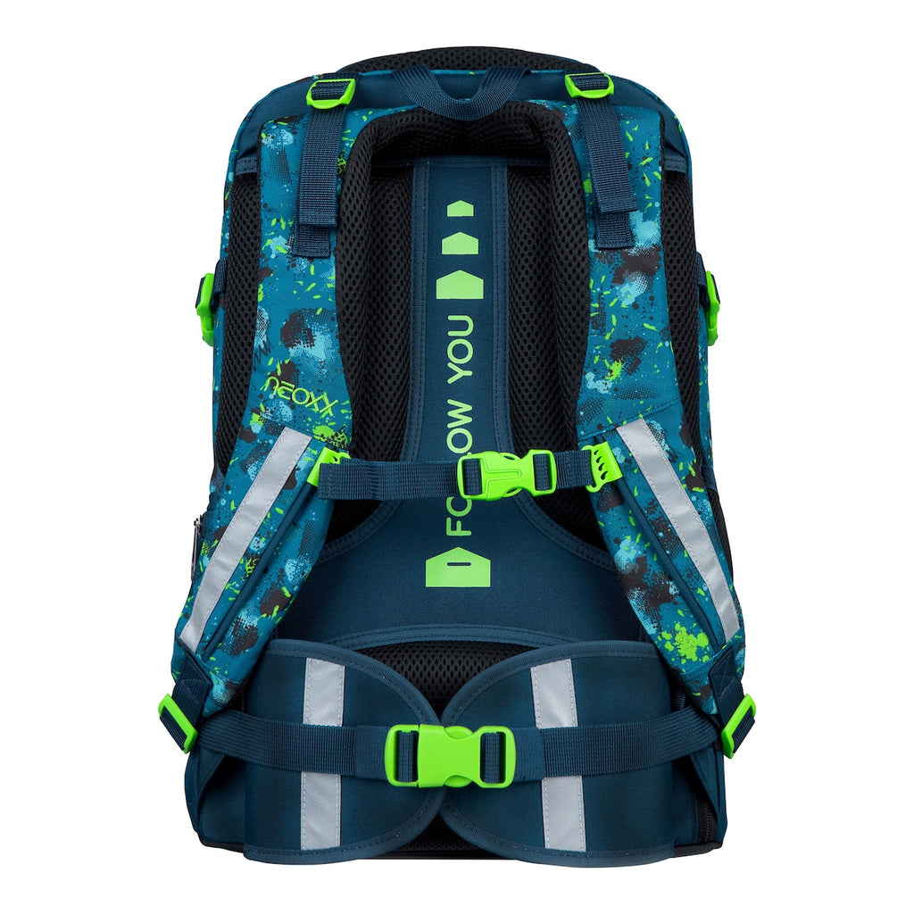 Skolesekk Active Pro med laptoplomme og organiser - neoxx