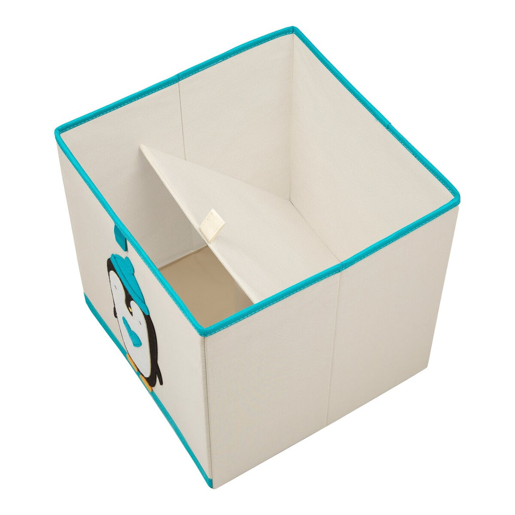 Oppbevaringsboks sammenleggbar 33x33x33 cm polyester - littleworld