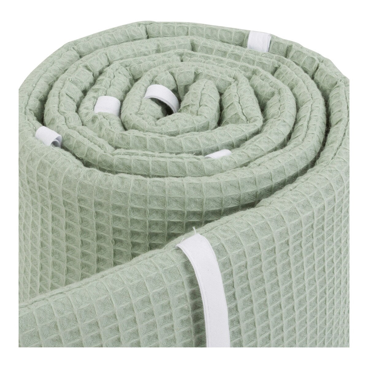 Sengebeskytter vaffelpiké for babybay Maxi/Boxspring/Comfort 168x23 cm - babybay