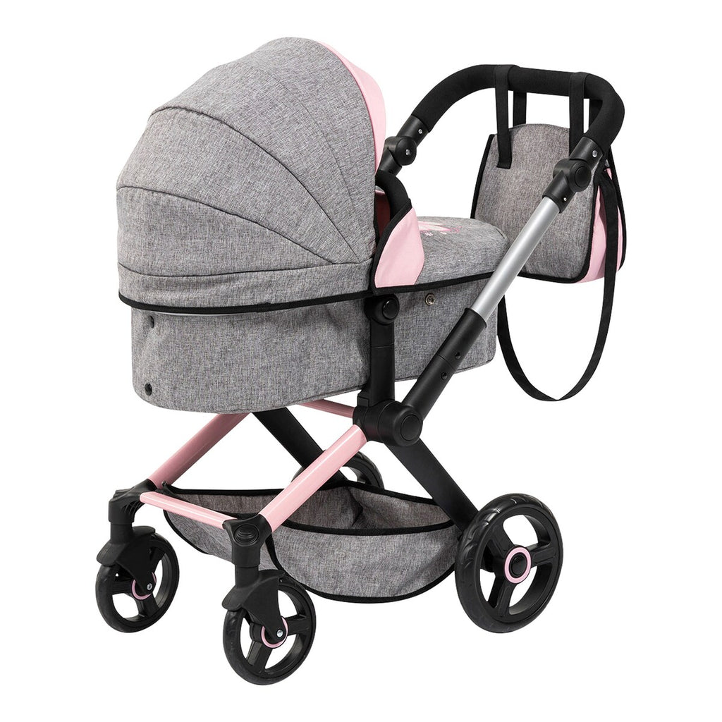 Kombi-dukkevogn Xeo med sportssete og justerbart håndtak fra 3 år - Bayer Design