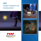 LED-nattlys 2-i-1 SleepLight med skumringssensor - reer