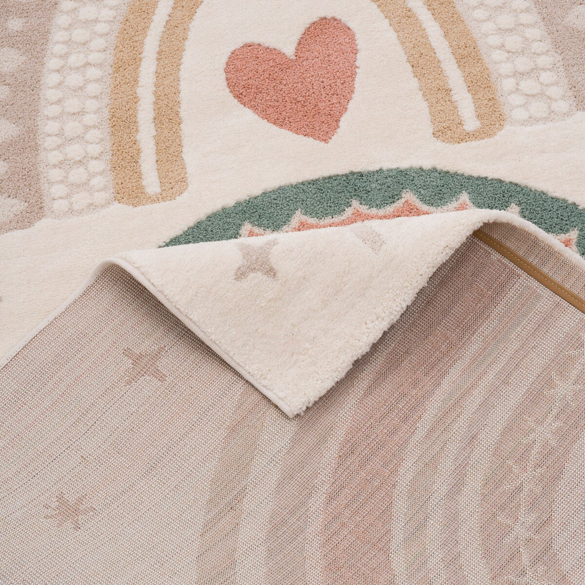 Barneteppe Happy Kids 100 % polypropylen Øko-Tex 100 - Pergamon
