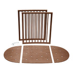 Sprinkelseng Sleepi Mini med ombygningssett, 2 madrasser og 2 laken - Stokke