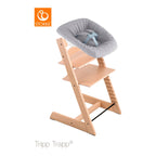Trappestol Tripp Trapp eik med Newborn sett fra fødsel - Stokke