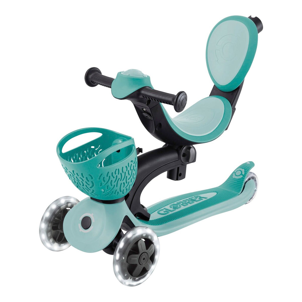 Sparkesykkel 3-i-1 Go-Up Baby 360 med lyshjul og LED-modul - Globber