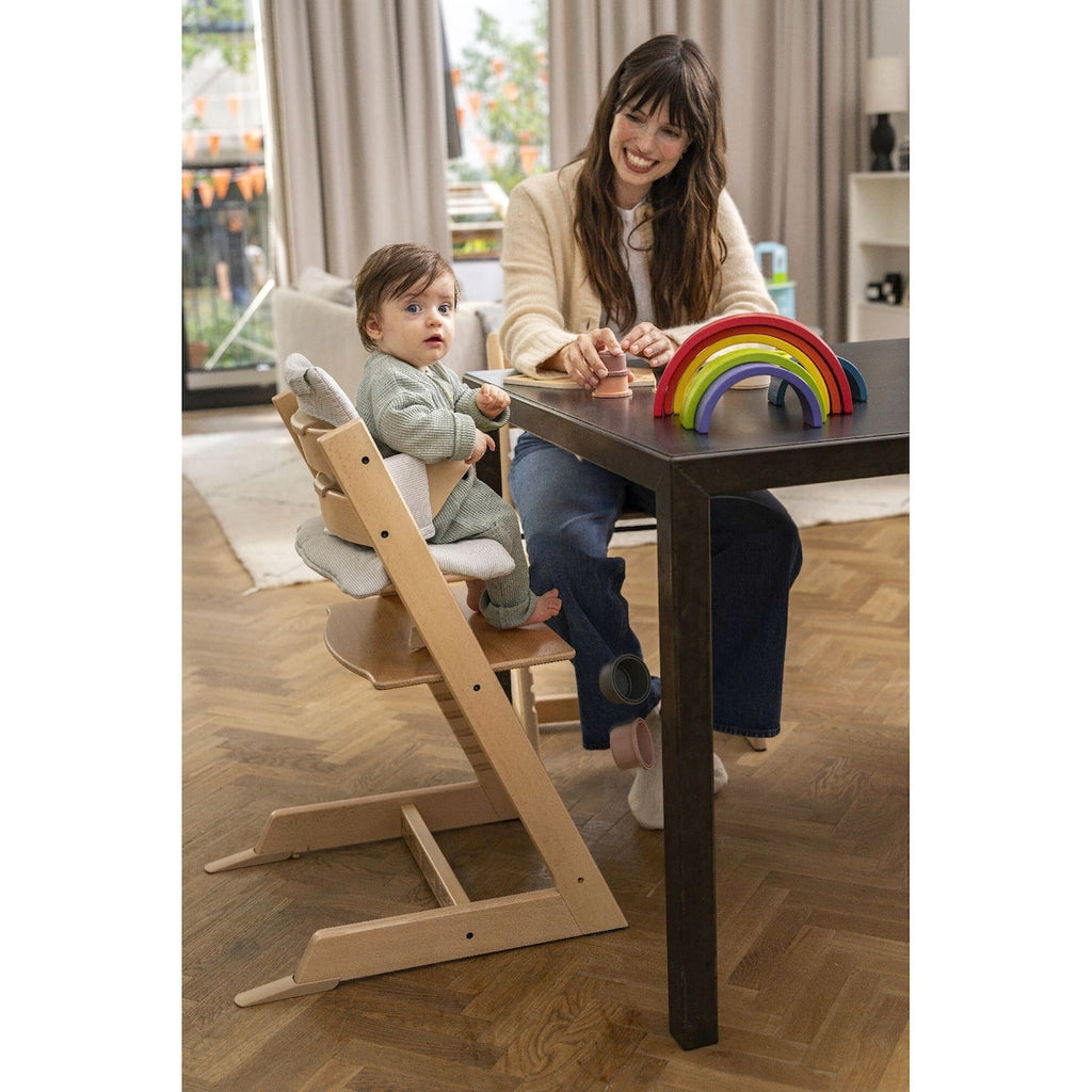 Pakke Tripp Trapp barnestol inkl. YOYO3 stell svart & tekstilsett 6+ svart - Stokke