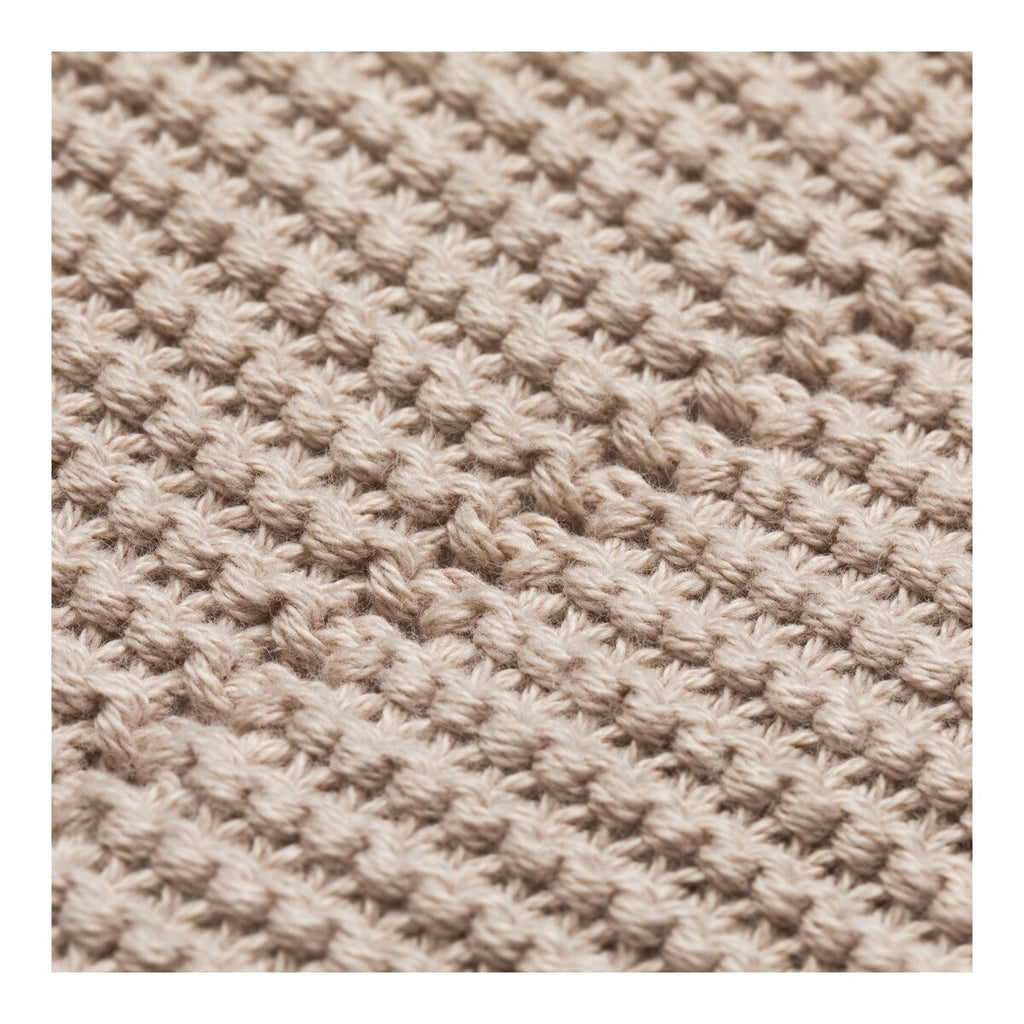 Strikket babyteppe bomull 80x100 cm - BORNINO HOME