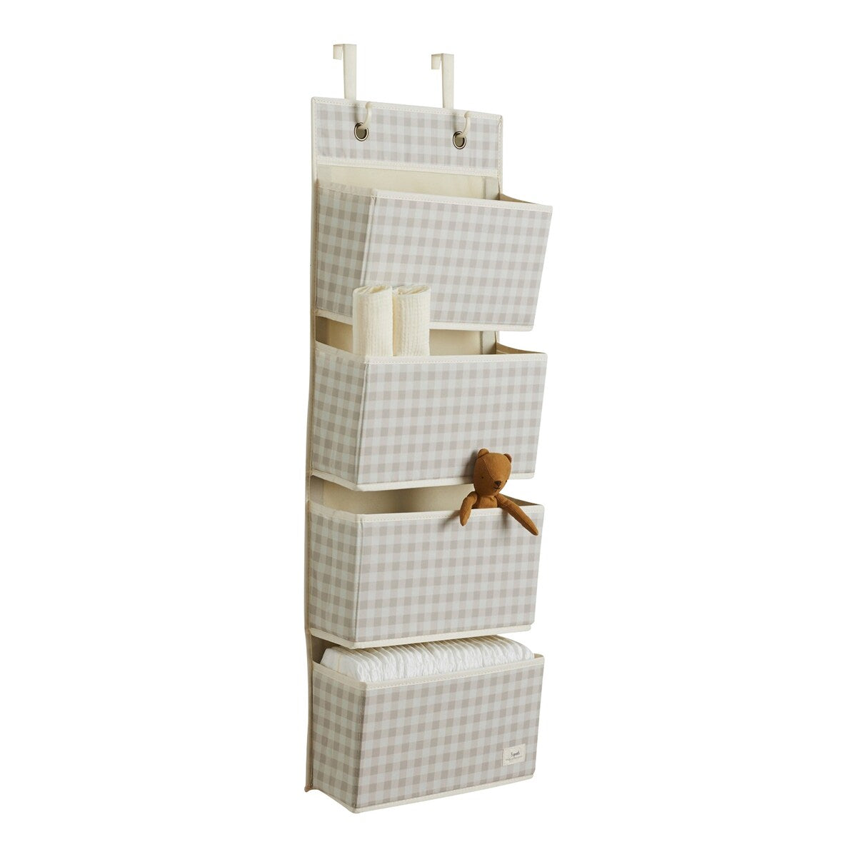 Hengeoppbevaring med 4 lommer 94x33 cm - 3 Sprouts