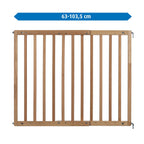 Dør- og trappegrind skrumontering 63-106 cm høyde 75 cm - reer