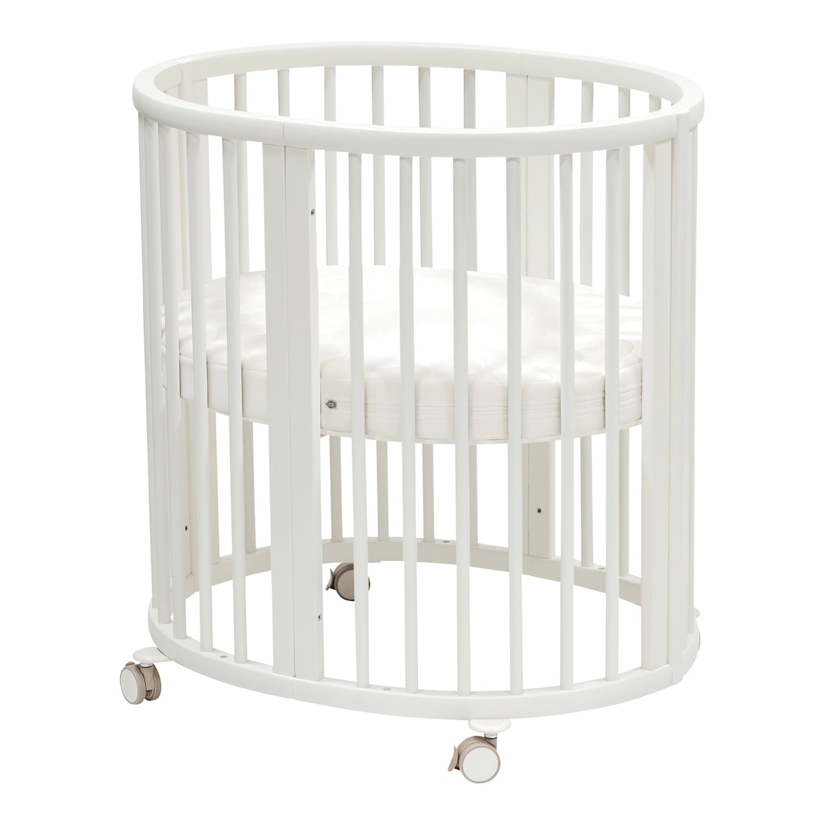 Sprinkelseng Sleepi Mini med ombygningssett, 2 madrasser og 2 laken - Stokke