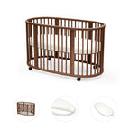 Babyseng Sleepi i bøk 141x74 cm opptil 5 år - Stokke