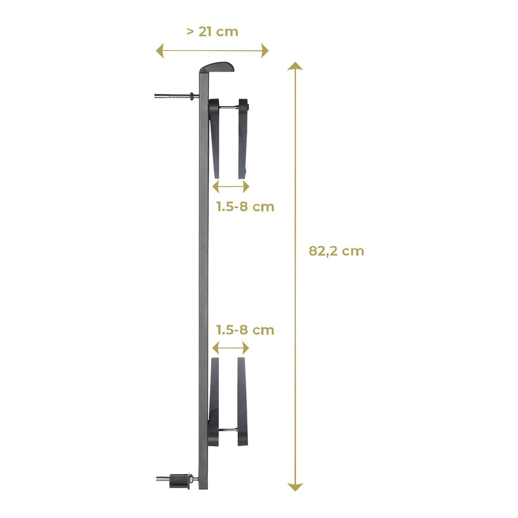 Ekstra klemmesett for Easylock trappegrind bakside